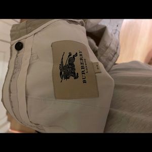Mens 33in Burberry Khakis - Inseam is ripped!